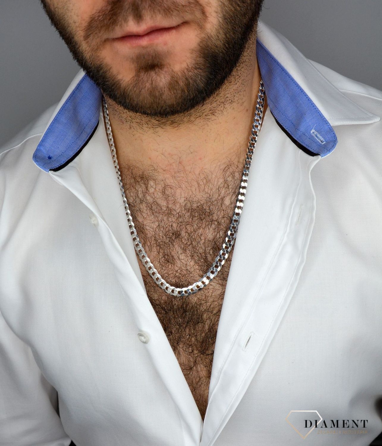 Srebrny łańcuszek Pancerka DIA-LAN-2086-160-925 6mm próba 925 (1).jpg